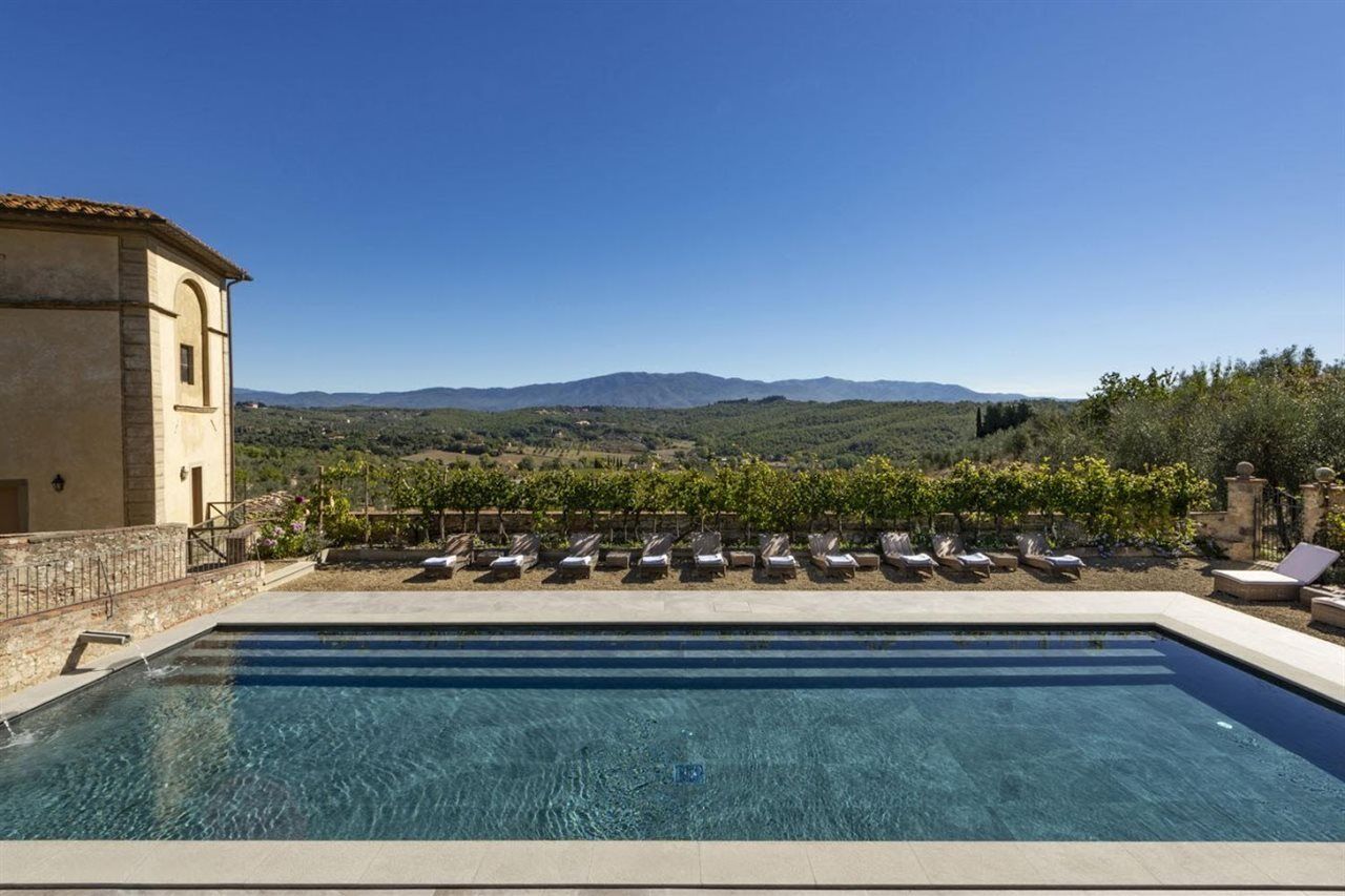 Torre A Cona Wine Estate Hotel San Donato in Collina Exterior photo